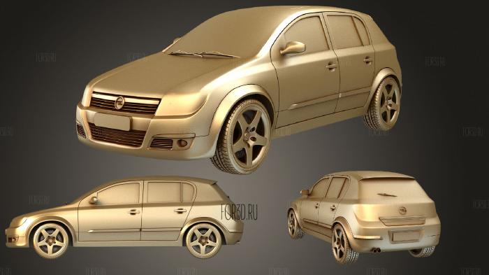 Opel astra III stl model for CNC